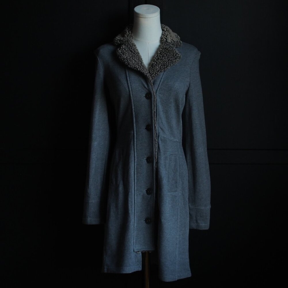 Sandwich | Cotton Knit Button-Up Fall/Spring Coat